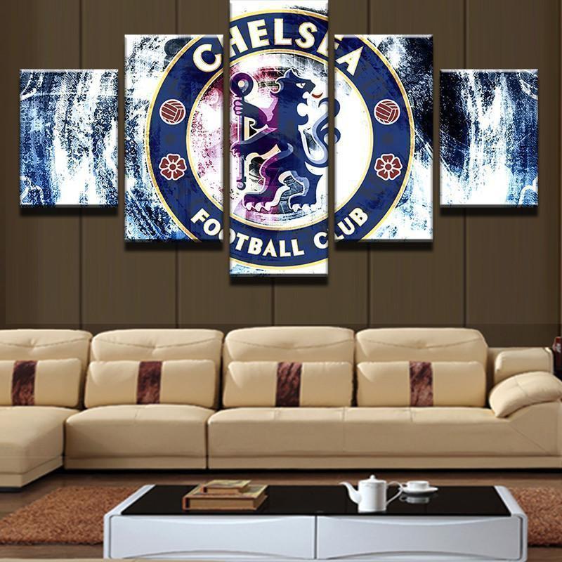 Chelsea Soccer Canvas Wall Art