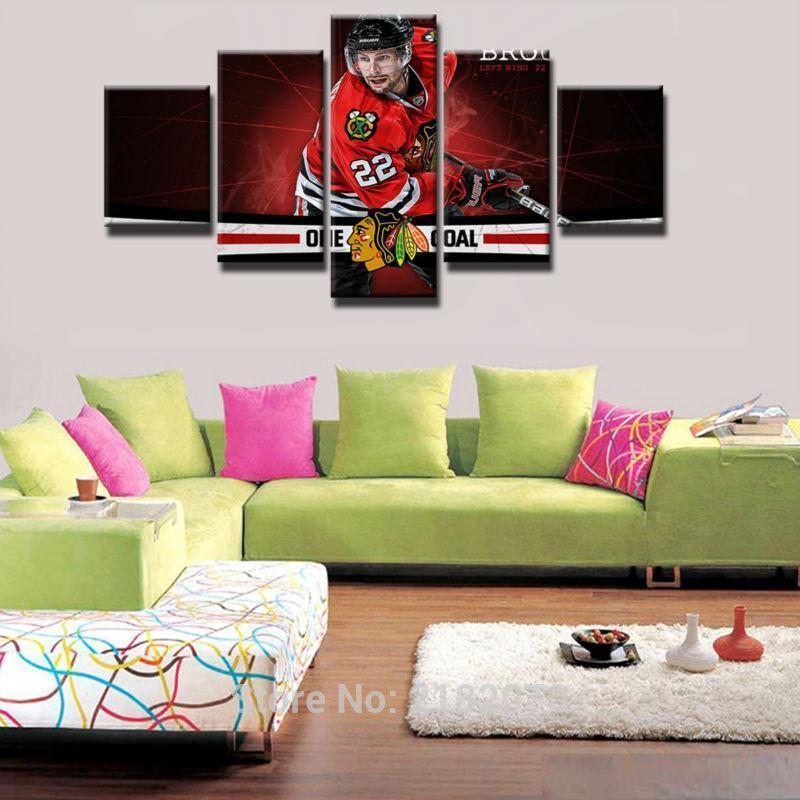Chicago Blackhawks Star Duncan Keith   Ice Hockey Canvas Wall Art