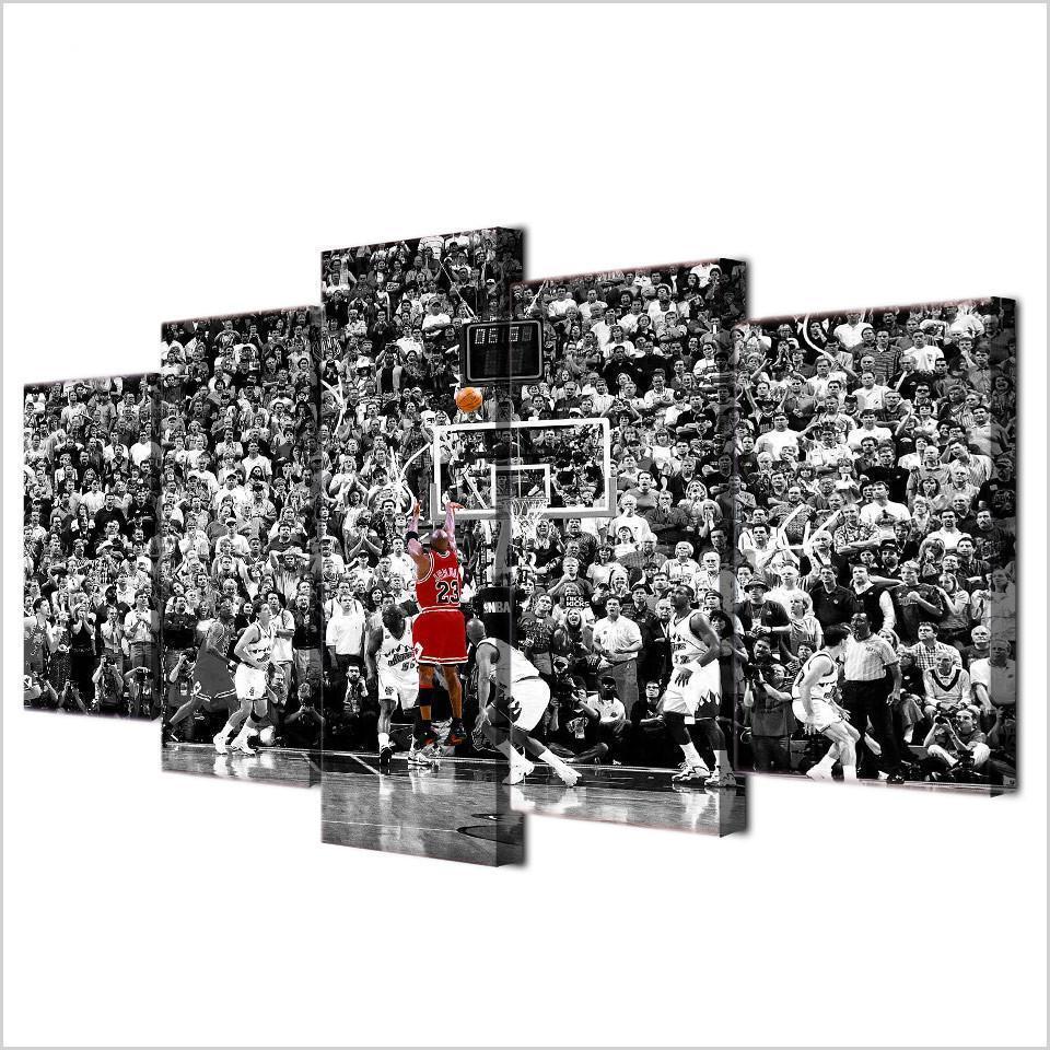 Michael Jordan 23 Chicago Bulls  Basketball Canvas Wall Art