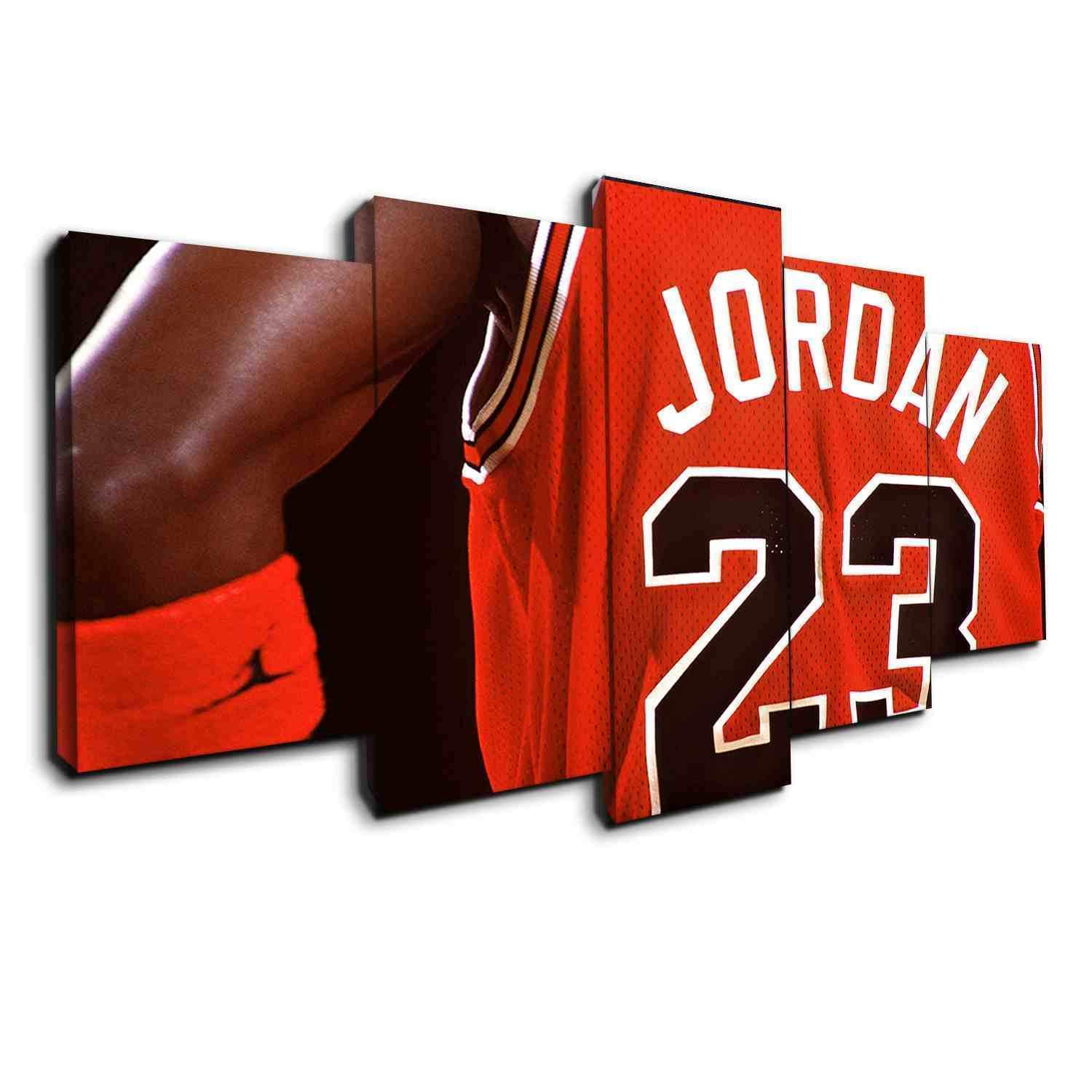 Chicago Bulls Michael Jordan 23  Basketball Canvas Wall Art