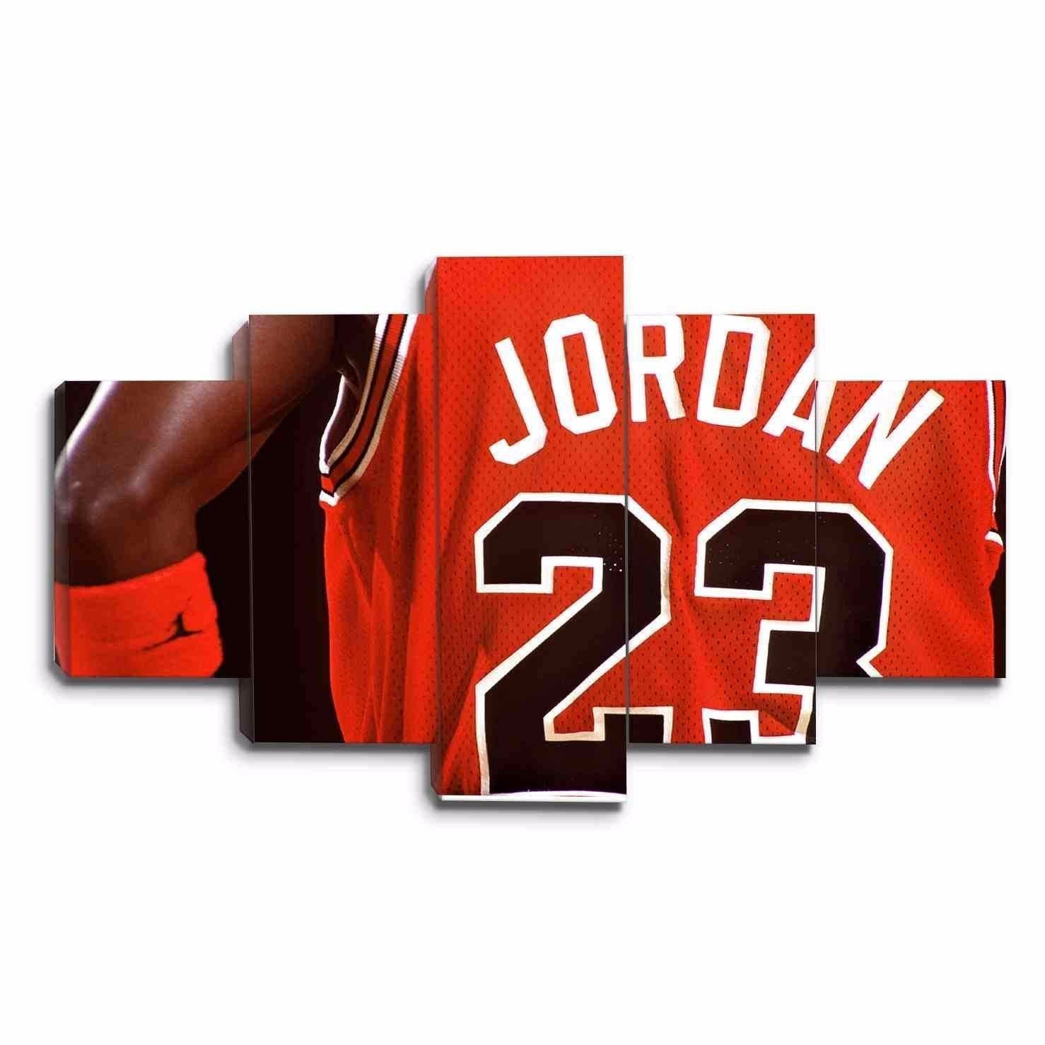 Chicago Bulls Michael Jordan 23  Basketball Canvas Wall Art