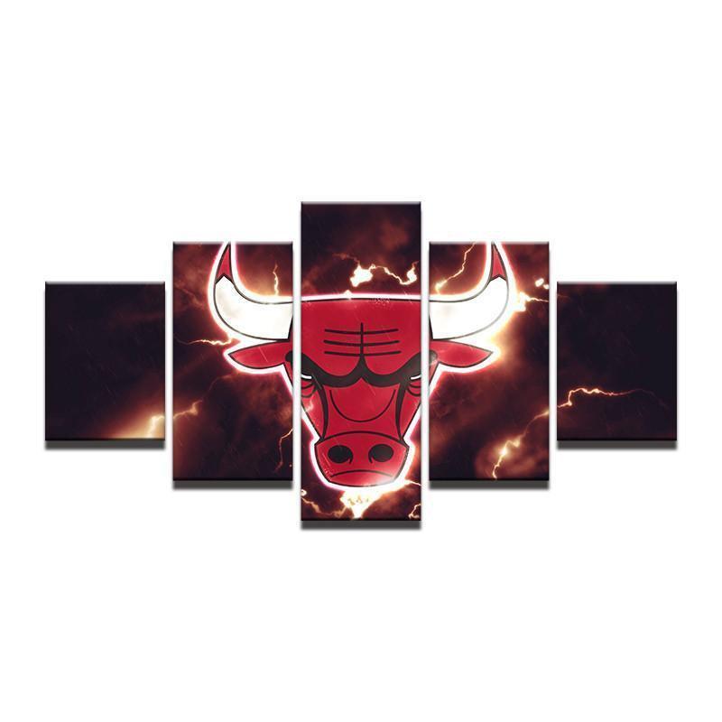 Chicago Bulls NBA Basketball Canvas Wall Art