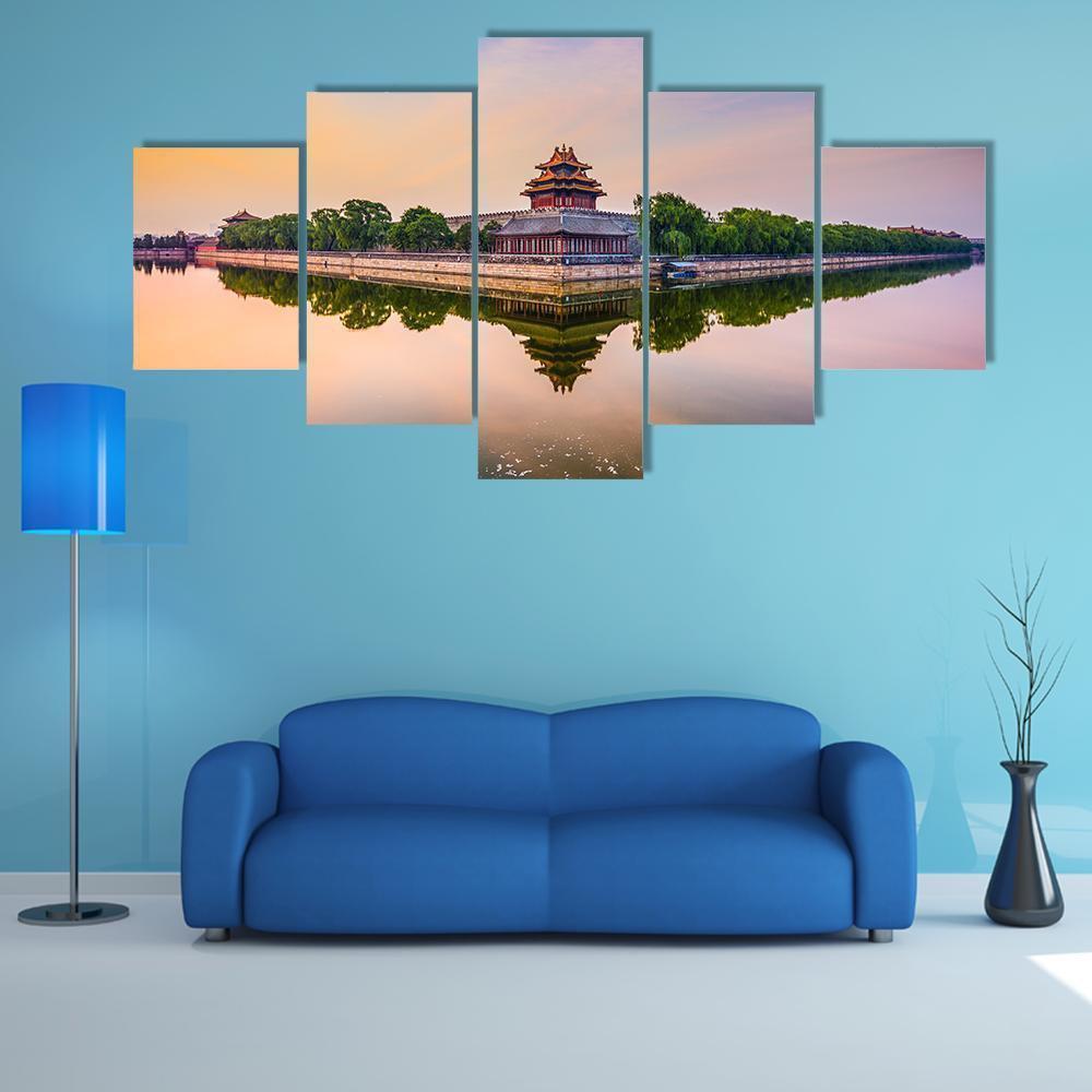 China At The Imperial City North Gate Nature Canvas Wall Art