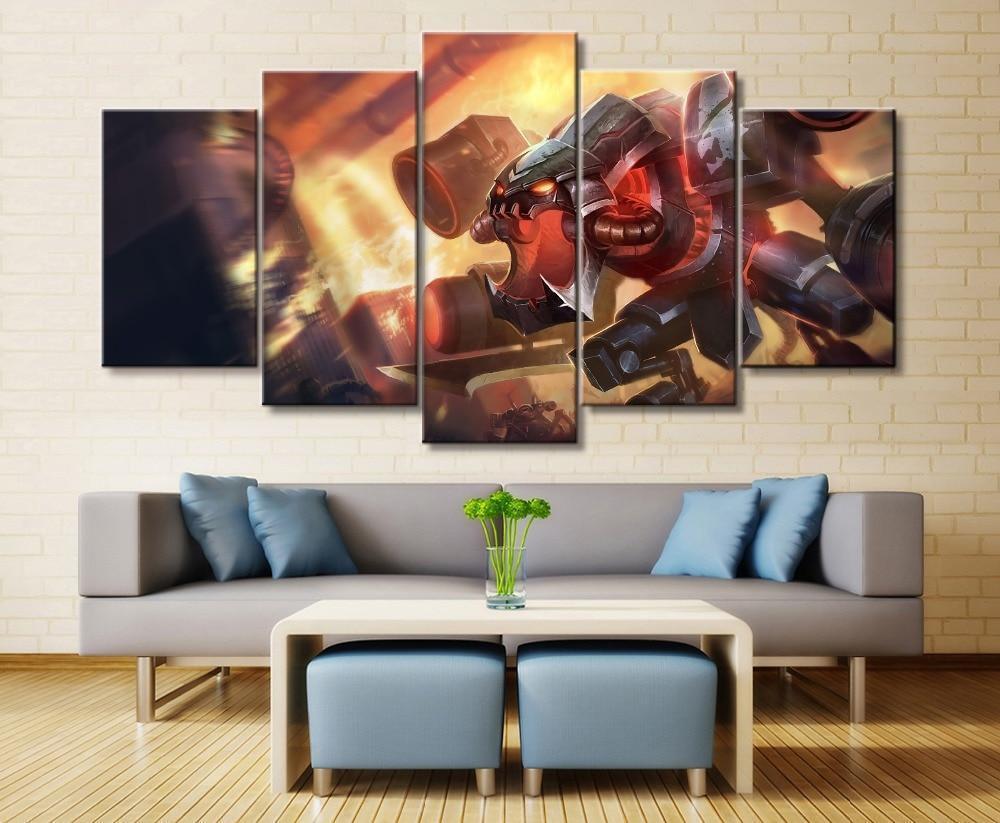 LOL League Of Legends Cho'Gath 2 Gaming Canvas Wall Art
