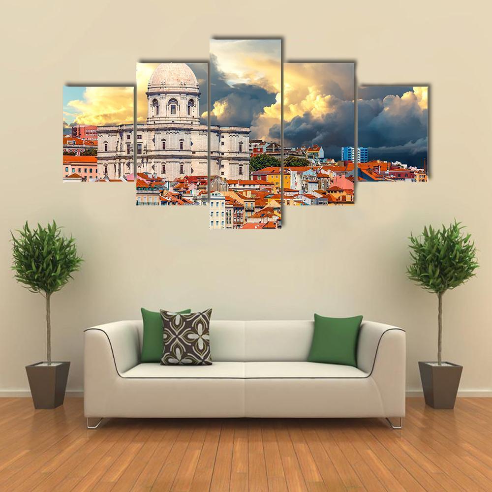 Church Of Santa Engracia In Lisbon Nature Canvas Wall Art