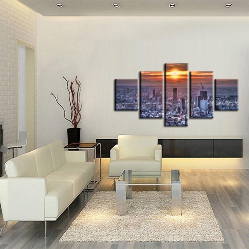 City Landscape Canvas Wall Art