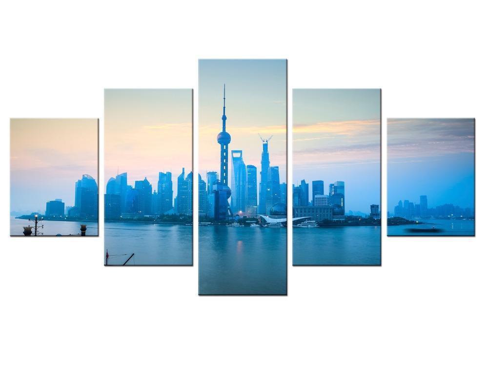 Cityscape Canvas Wall Art