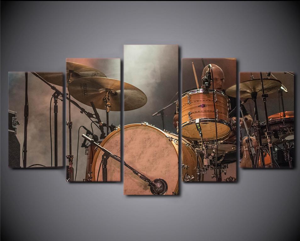 Classical Drums Music Canvas Wall Art