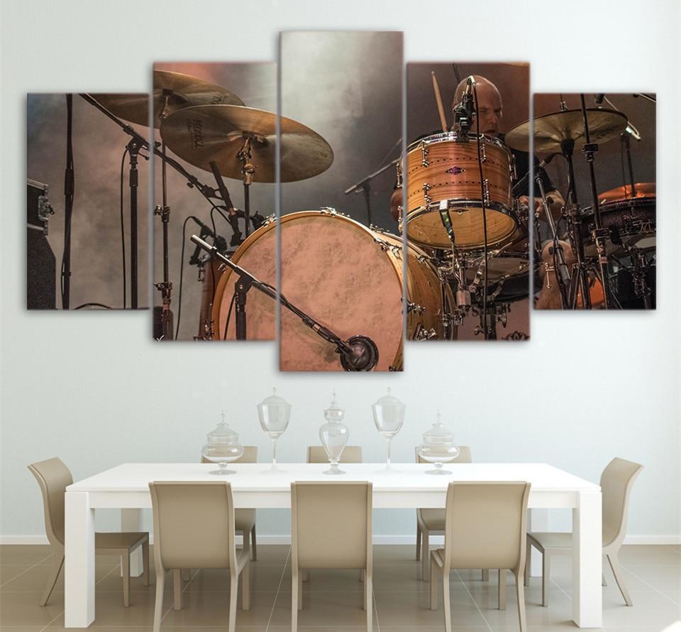 Classical Drums Music Canvas Wall Art