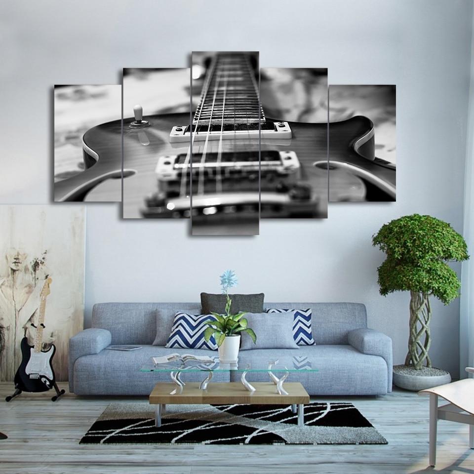 Classical Guitar Music Canvas Wall Art