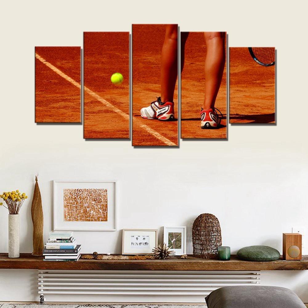 Clay Court Sport Canvas Wall Art