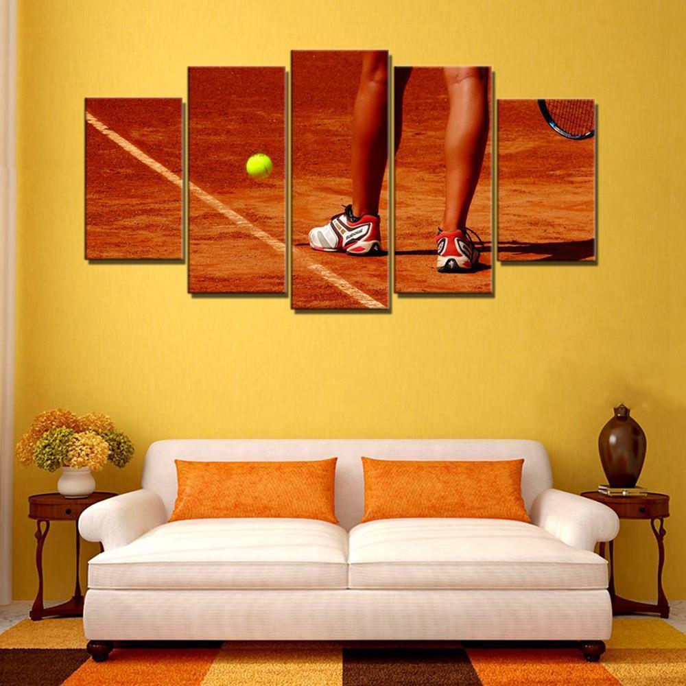 Clay Court Sport Canvas Wall Art