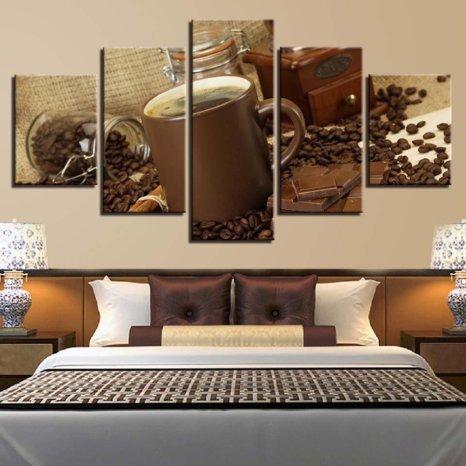 Coffee And Chocolate Nature Canvas Wall Art