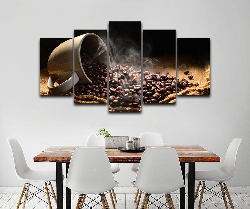 Coffee Beans Nature Canvas Wall Art