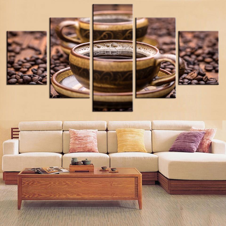 Coffee For 2 Kitchen Nature Canvas Wall Art