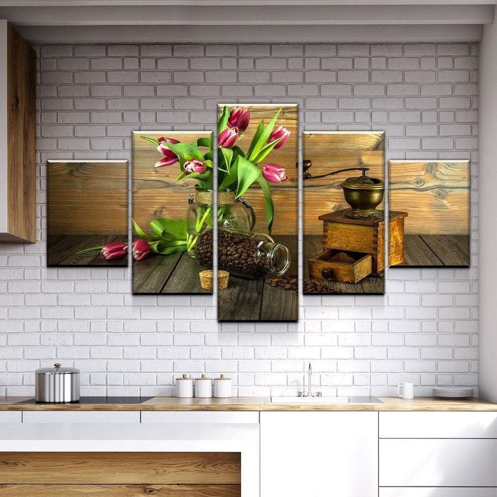 Coffee Grind Nature Canvas Wall Art