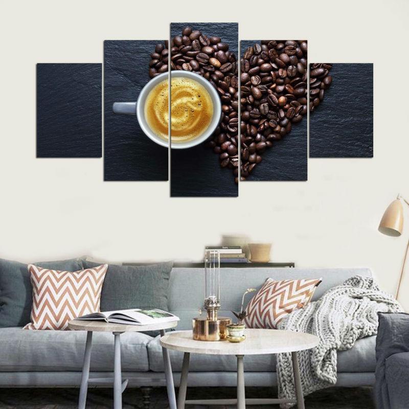Coffee Love Nature Canvas Wall Art
