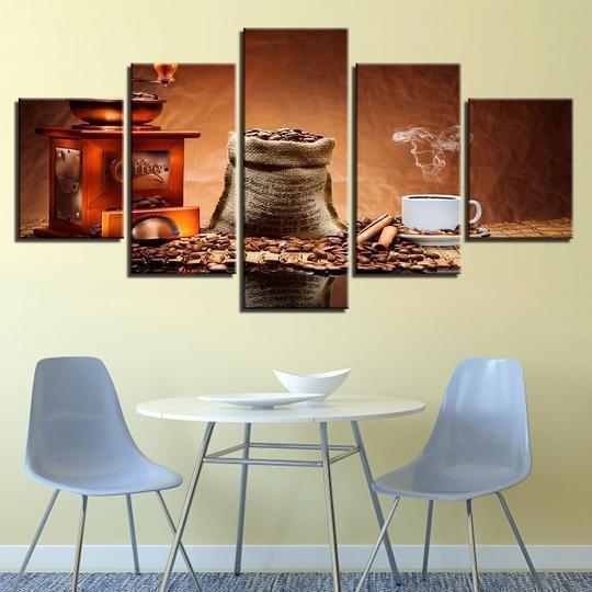 Coffee Shop Cafe Restaurant Nature Canvas Wall Art