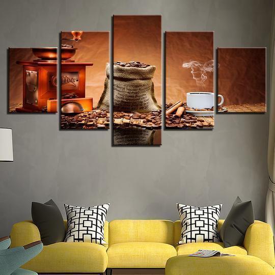 Coffee Shop Cafe Restaurant Nature Canvas Wall Art