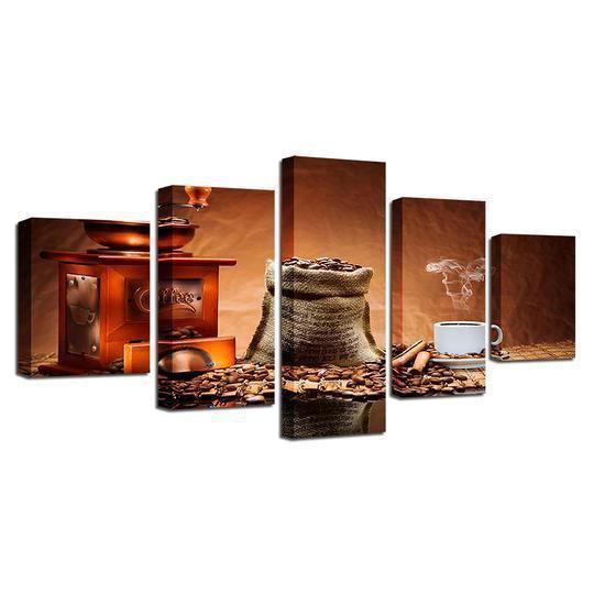 Coffee Shop Cafe Restaurant Nature Canvas Wall Art
