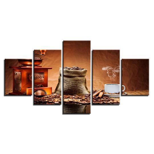 Coffee Shop Cafe Restaurant Nature Canvas Wall Art