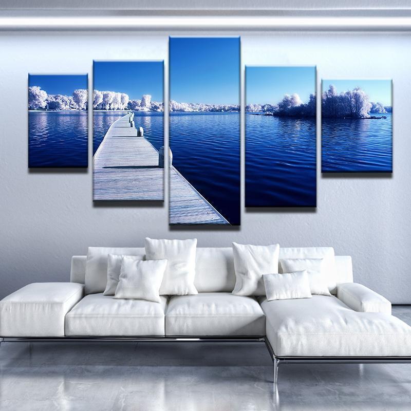 Cold Waters Nature Canvas Wall Art