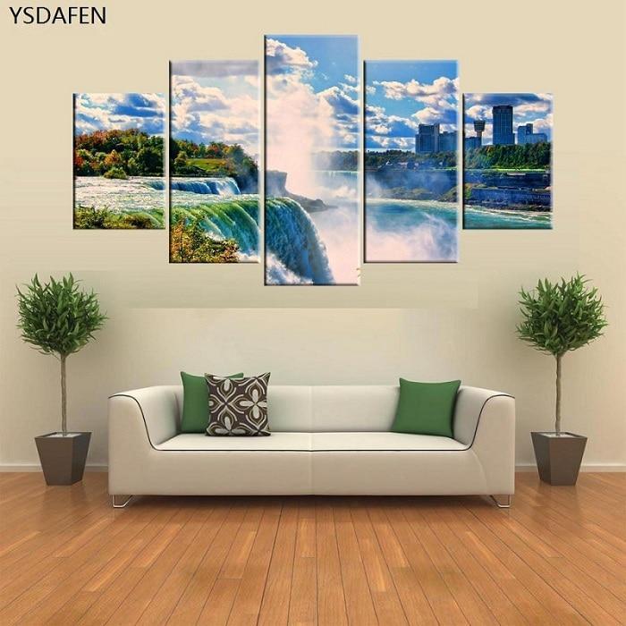 Collection Of Beautiful Niagara Falls Nature Canvas Wall Art
