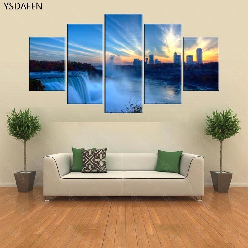 Collection Of Beautiful Niagara Falls Nature Canvas Wall Art