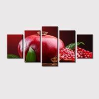Collection Of Fruits and Vegetables Kitchen Canvas Wall Art