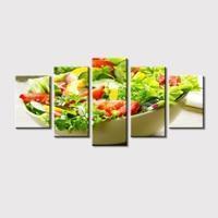 Collection Of Fruits and Vegetables Kitchen Canvas Wall Art
