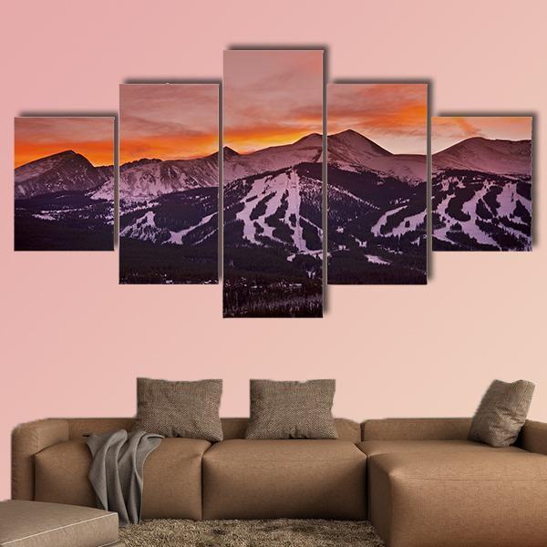 Colorado Mountains Landscape Nature Canvas Wall Art