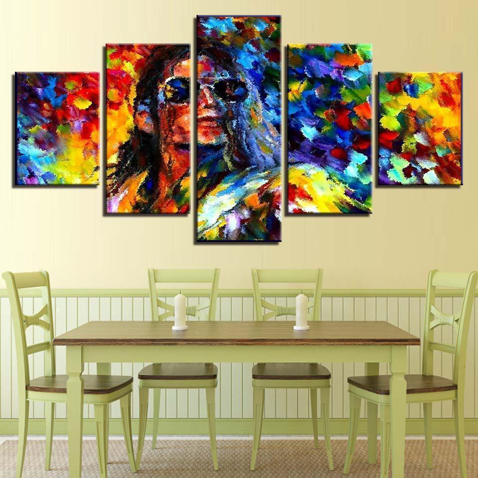 Colourful Michael Jackson Celebrity Canvas Wall Art