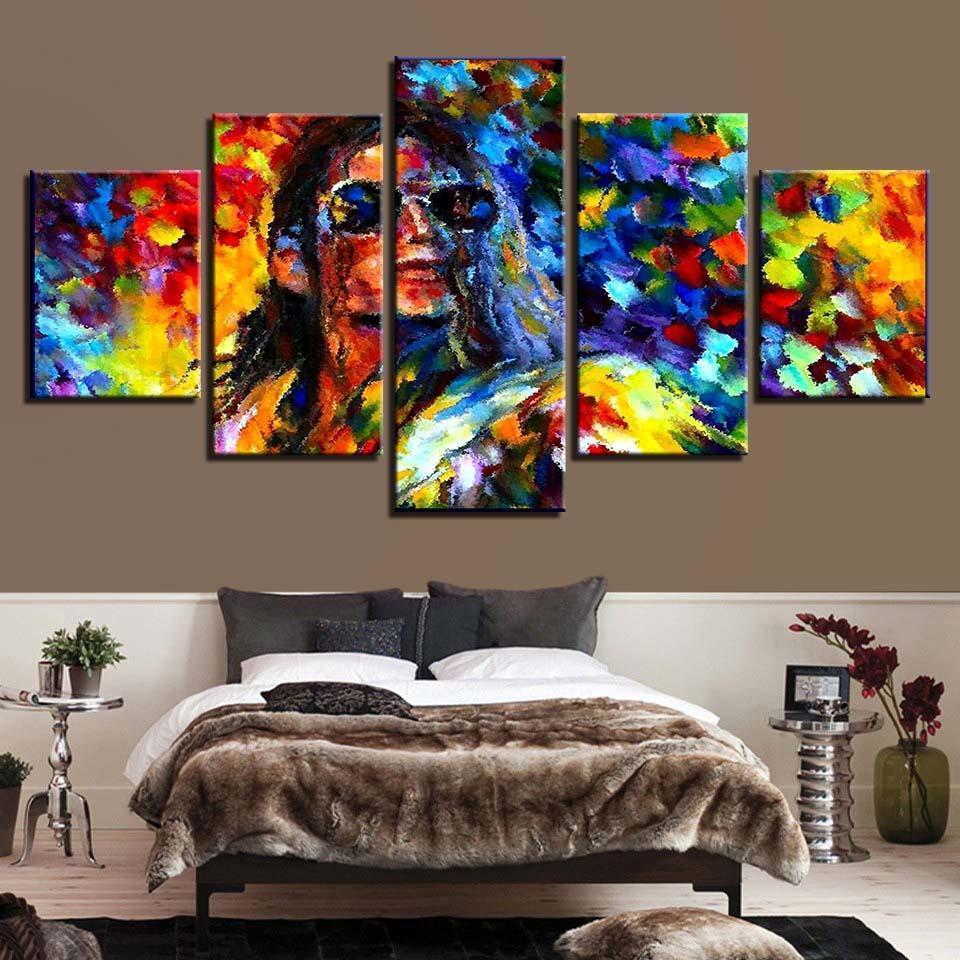Colourful Michael Jackson Celebrity Canvas Wall Art