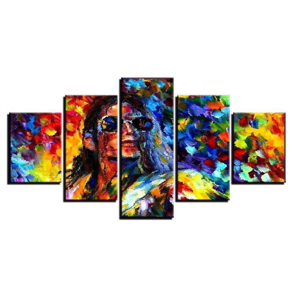 Colourful Michael Jackson Celebrity Canvas Wall Art