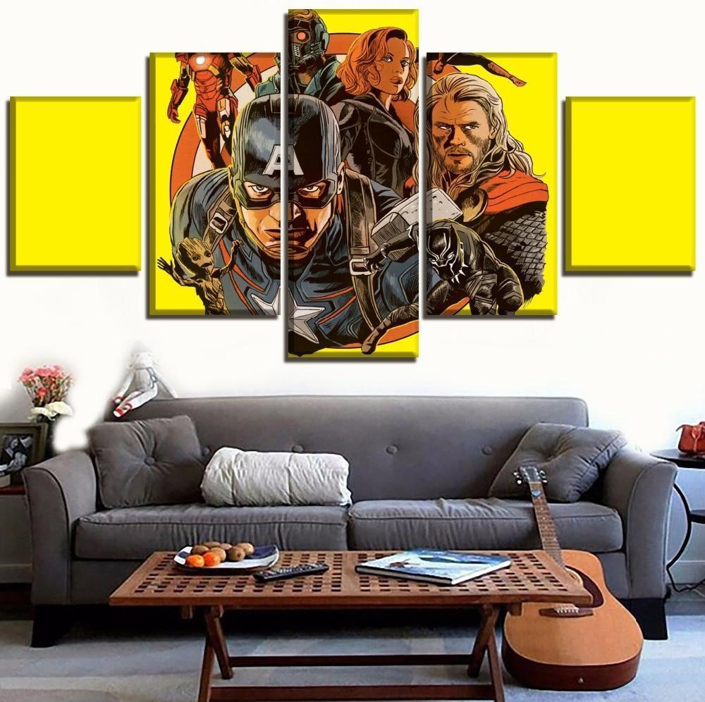 Comic Magazine Avengers Infinity War Marvel Canvas Wall Art