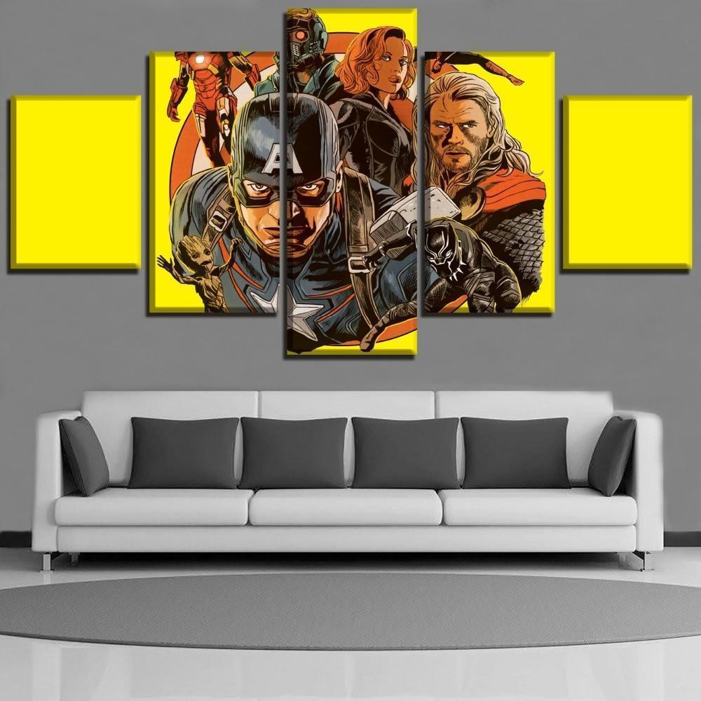 Comic Magazine Avengers Infinity War Marvel Canvas Wall Art