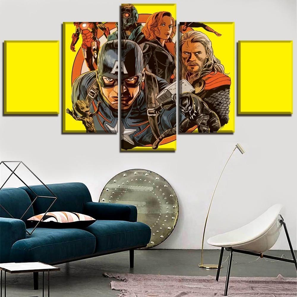Comic Magazine Avengers Infinity War Marvel Canvas Wall Art