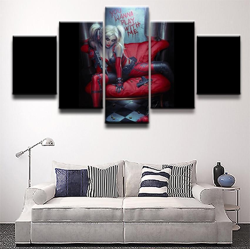 Comics Harley Quinn DC Canvas Wall Art