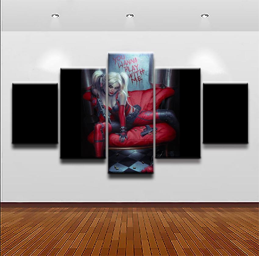 Comics Harley Quinn DC Canvas Wall Art