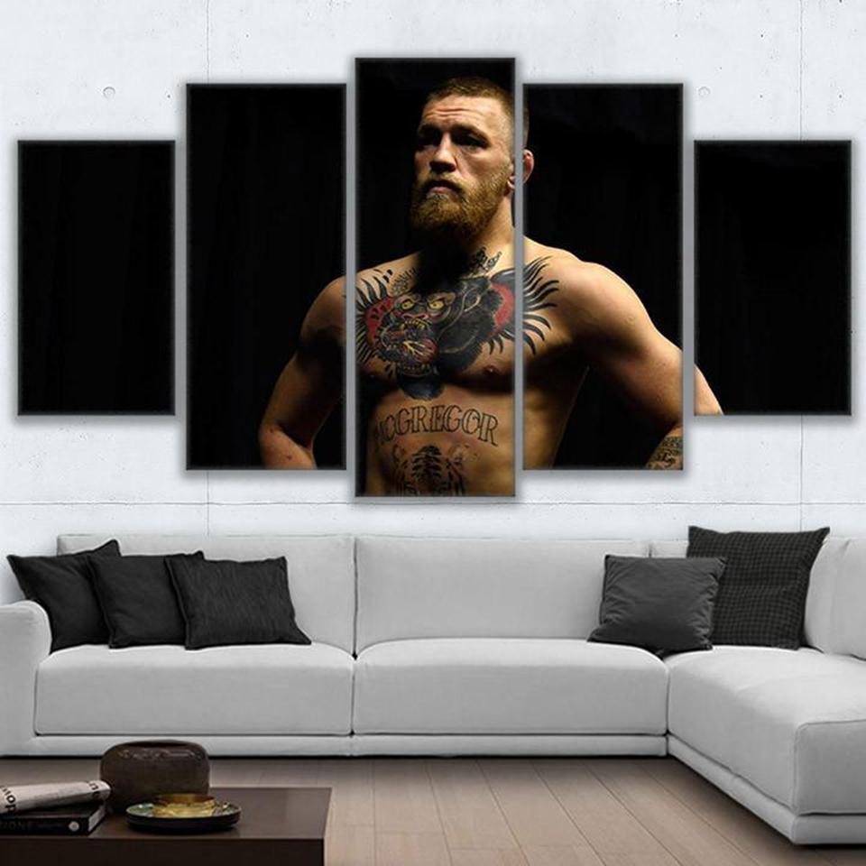 Conor McGregor Portrait Celebrity Canvas Wall Art