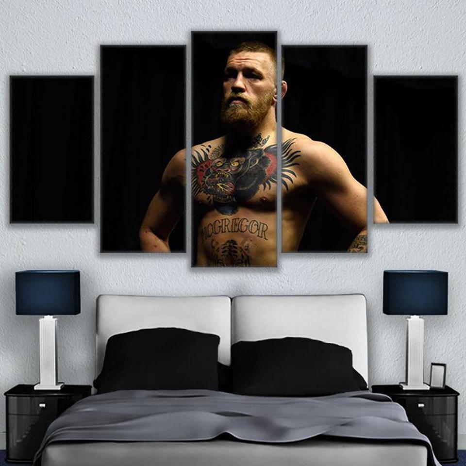 Conor McGregor Portrait Celebrity Canvas Wall Art