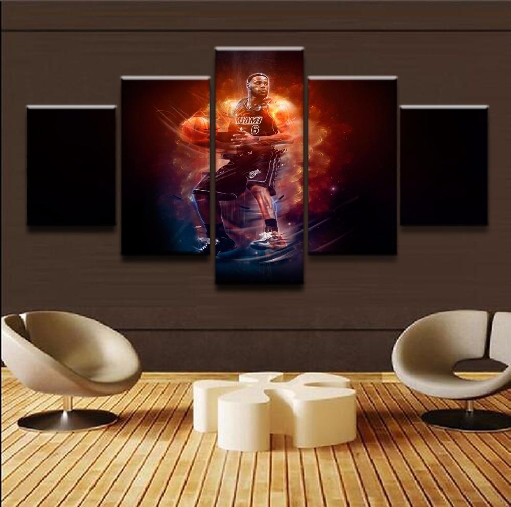 Cool Basketball Player  Sport Canvas Wall Art