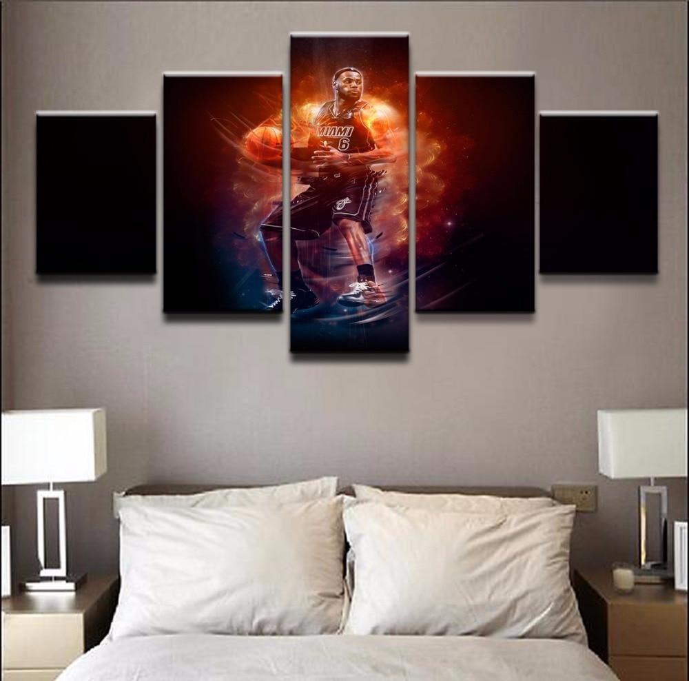 Cool Basketball Player  Sport Canvas Wall Art