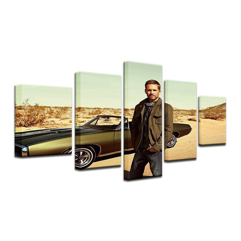 Cool Car In Fast And Furious Movie Canvas Wall Art