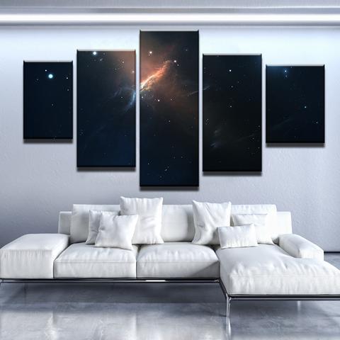 Cosmic Peaks Space Canvas Wall Art