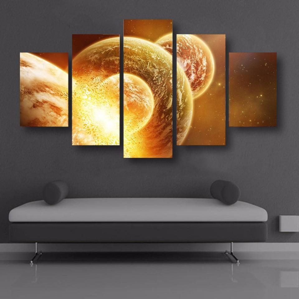 Cosmos Galaxy Space Space Universe Canvas Wall Art