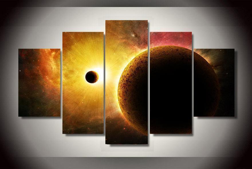 Cosmos Galaxy Space Universe Canvas Wall Art