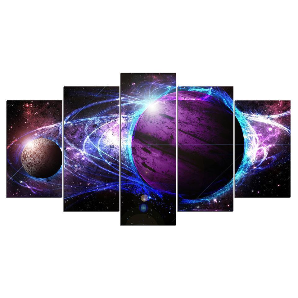 Cosmos Galaxy Star Energy Space Universe Canvas Wall Art