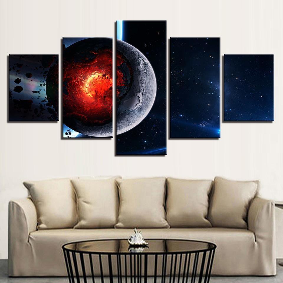 Cosmos Space Canvas Wall Art