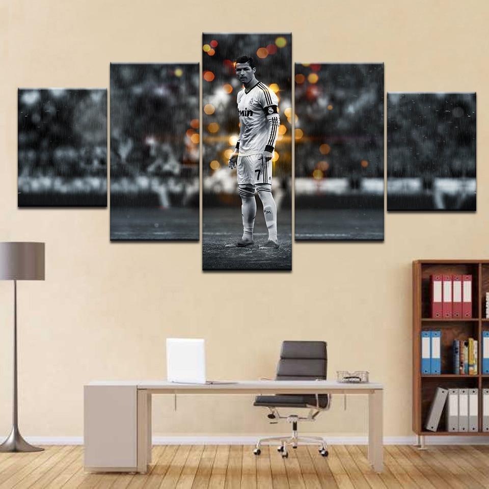 CR7 Cristiano Ronaldo Fabric  Sport Canvas Wall Art